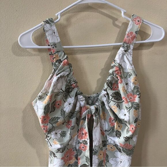 COPY - Abercrombie & Fitch Cinched Neck Slip Midi Dress - Picture 5 of 12